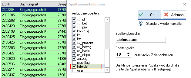 re liefer leistungsdatum