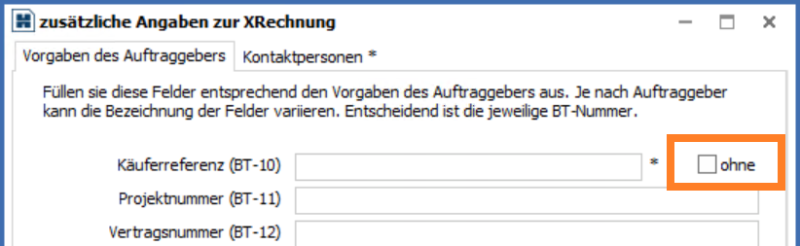 XRechnung ohne LeitwegID